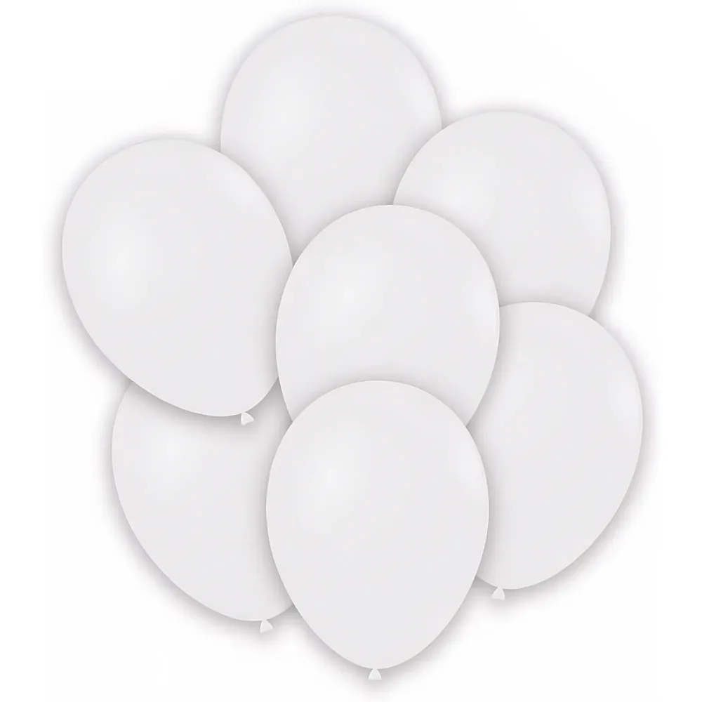 Rocca Fun Factory Gummiballone Weiss - 100 Teile
