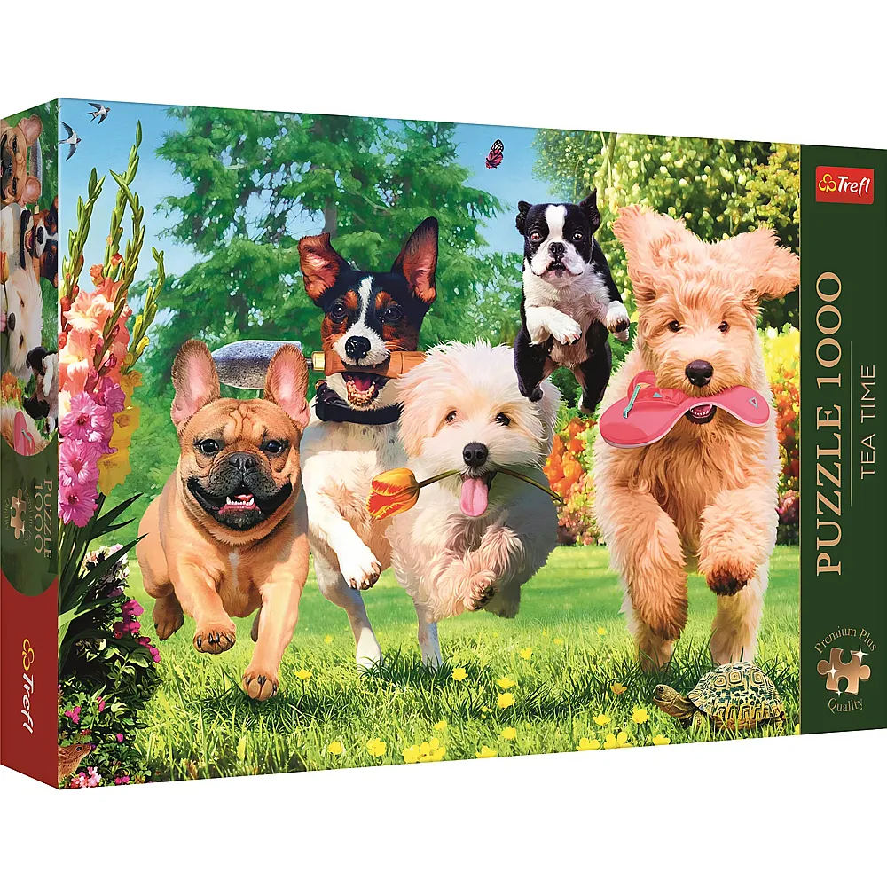 Trefl Puzzle Tea Time Hunde 1000Teile