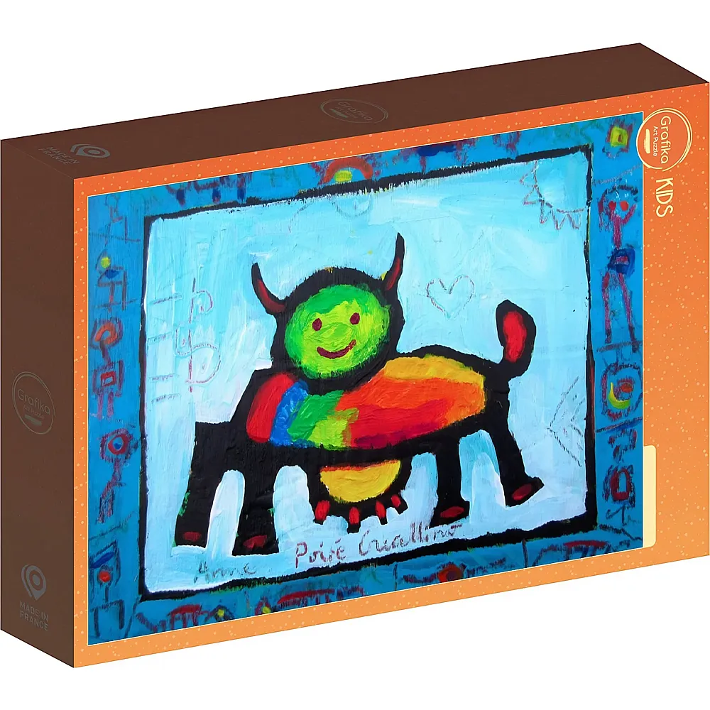 Grafika Puzzle Art Collection Anne Poir� & Patrick Guallino Grafika Kids Vache Radieusement Arc-en-ciel - 300 Teile