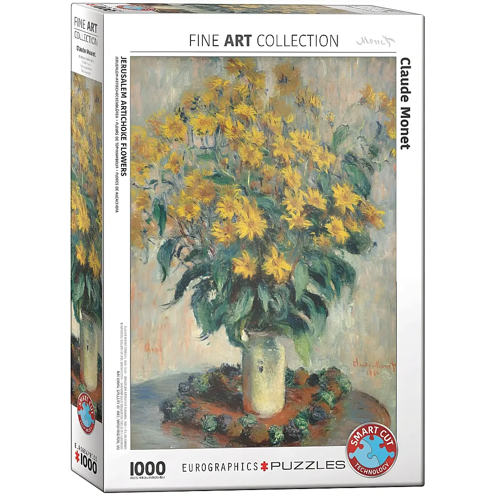 Eurographics Puzzle Fine Art Collection Claude Monet - Gartenk�rbis Blumen - 1000 Teile