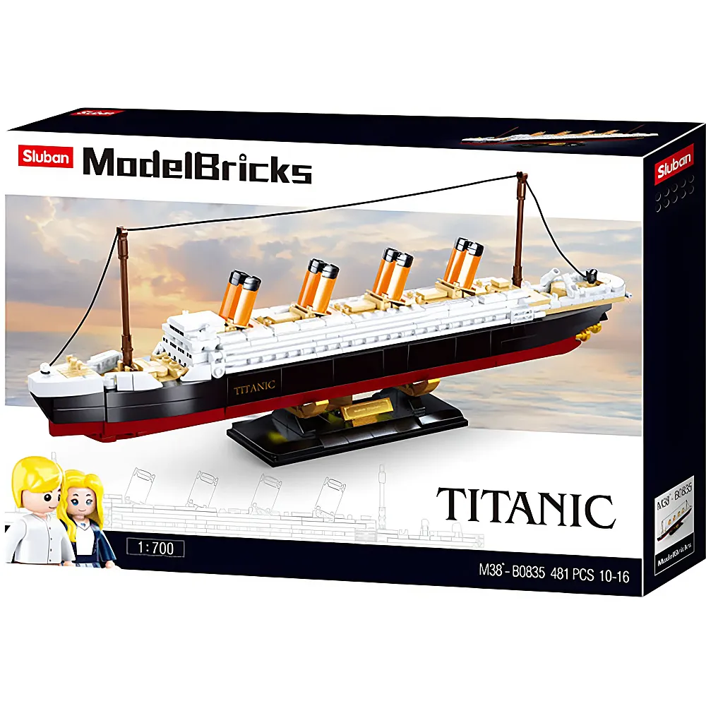 Sluban ModelBricks Titanic Mittelgross 481Teile