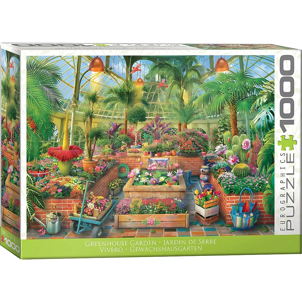 Eurographics Puzzle Gew�chshausgarten - 1000 Teile