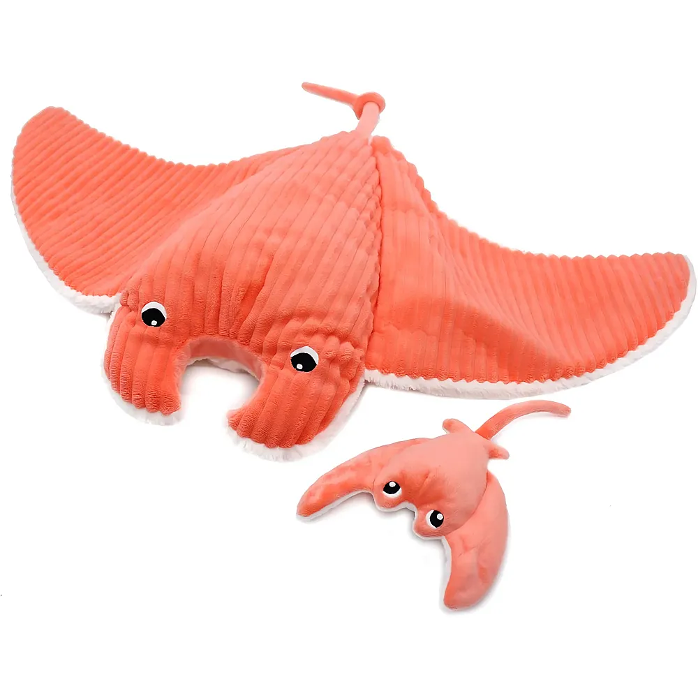 Les D�glingos Manta Rochen Mama mit Baby - 72 cm