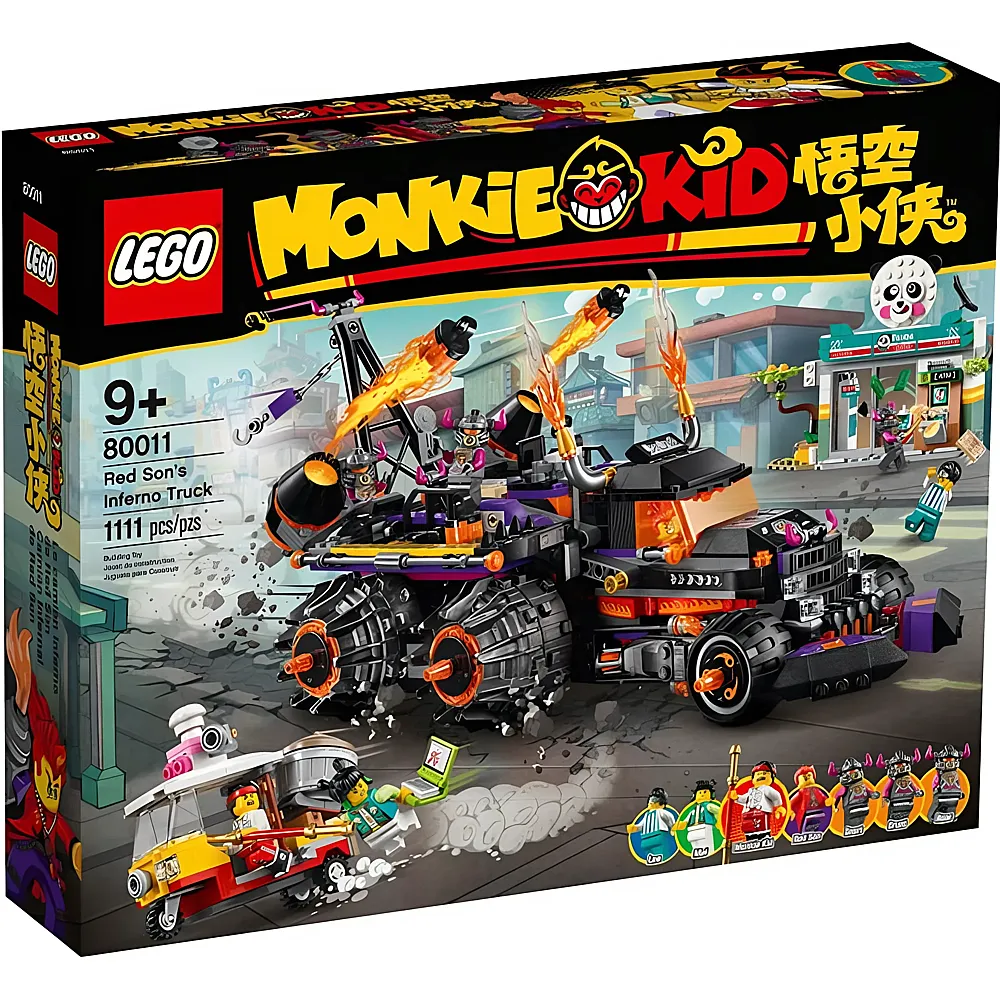 LEGO Monkie Kid Red Sons Inferno-Truck 80011
