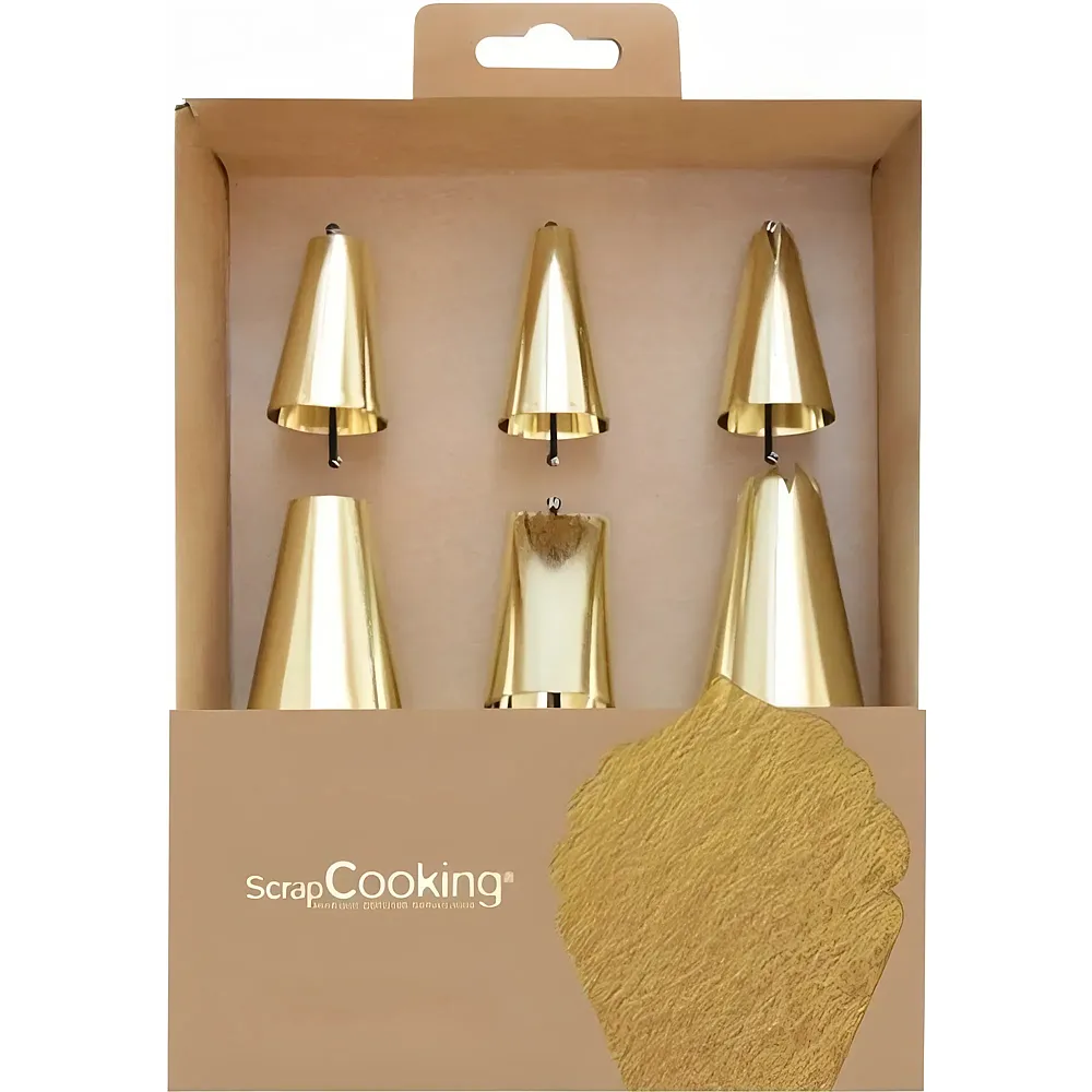 ScrapCooking Spritzt�llen Gold - 6 Teile