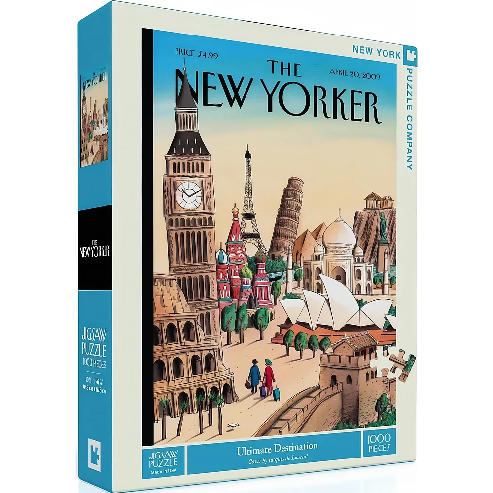 New York Puzzle Company The New Yorker - Ultimate Destination 1000Teile