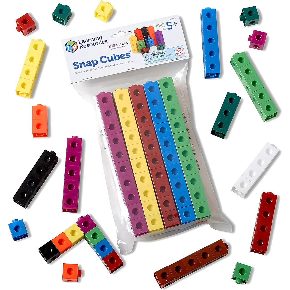 Learning Resources Snap Cubes Steckw�rfel 100Teile