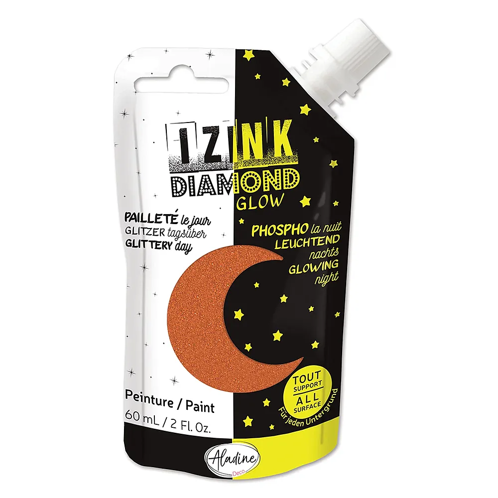 Aladine Izink Diamond Glow Kupfer