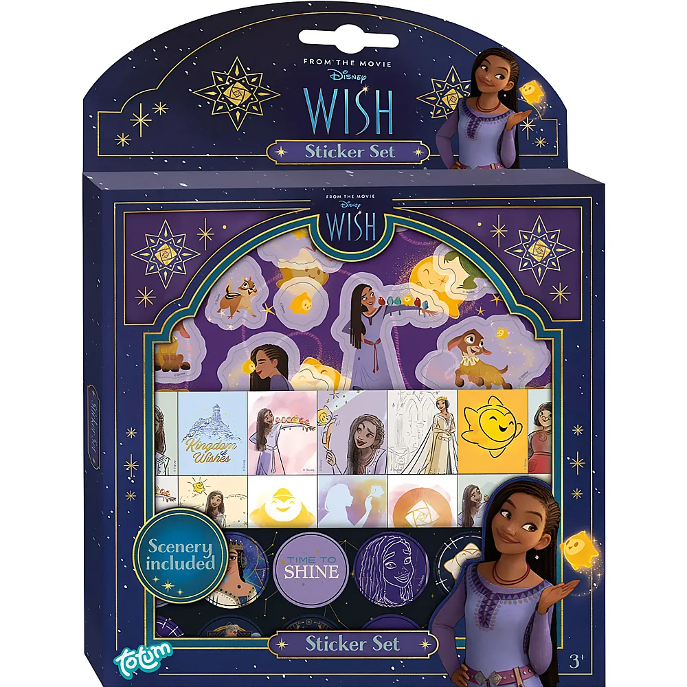 Totum Stickers Disney Princess Disney Wish - Aufkleber-Set