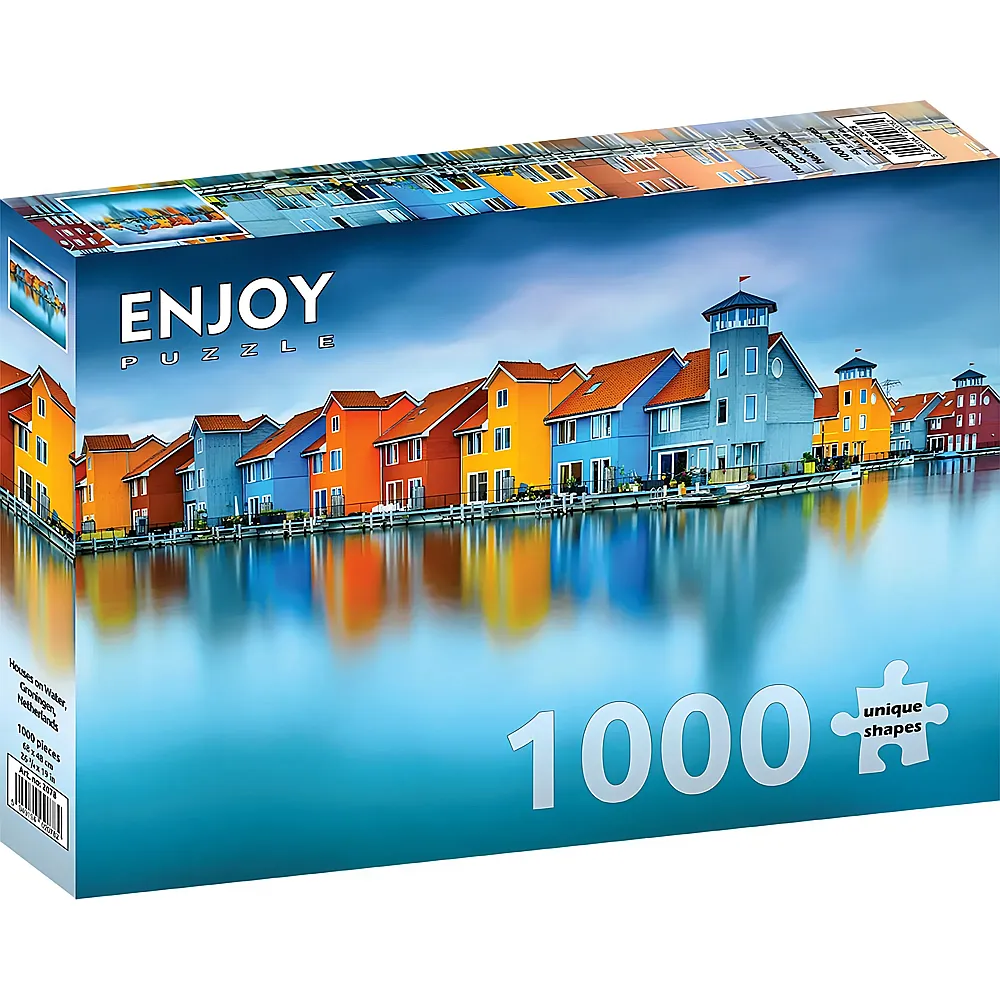 Enjoy Puzzle Houses on Water, Groningen, Netherlands - 1000 Teile