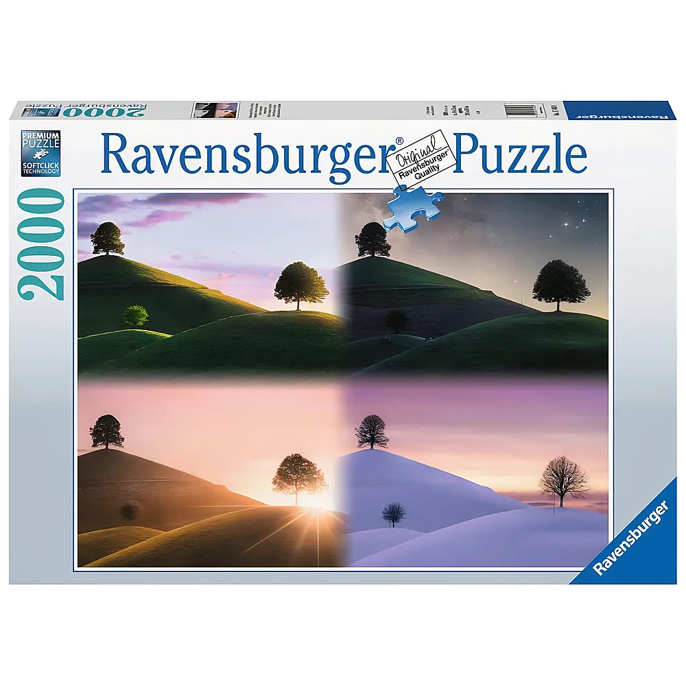 Ravensburger Puzzle Stimmungsvolle Bume und Berge 2000Teile