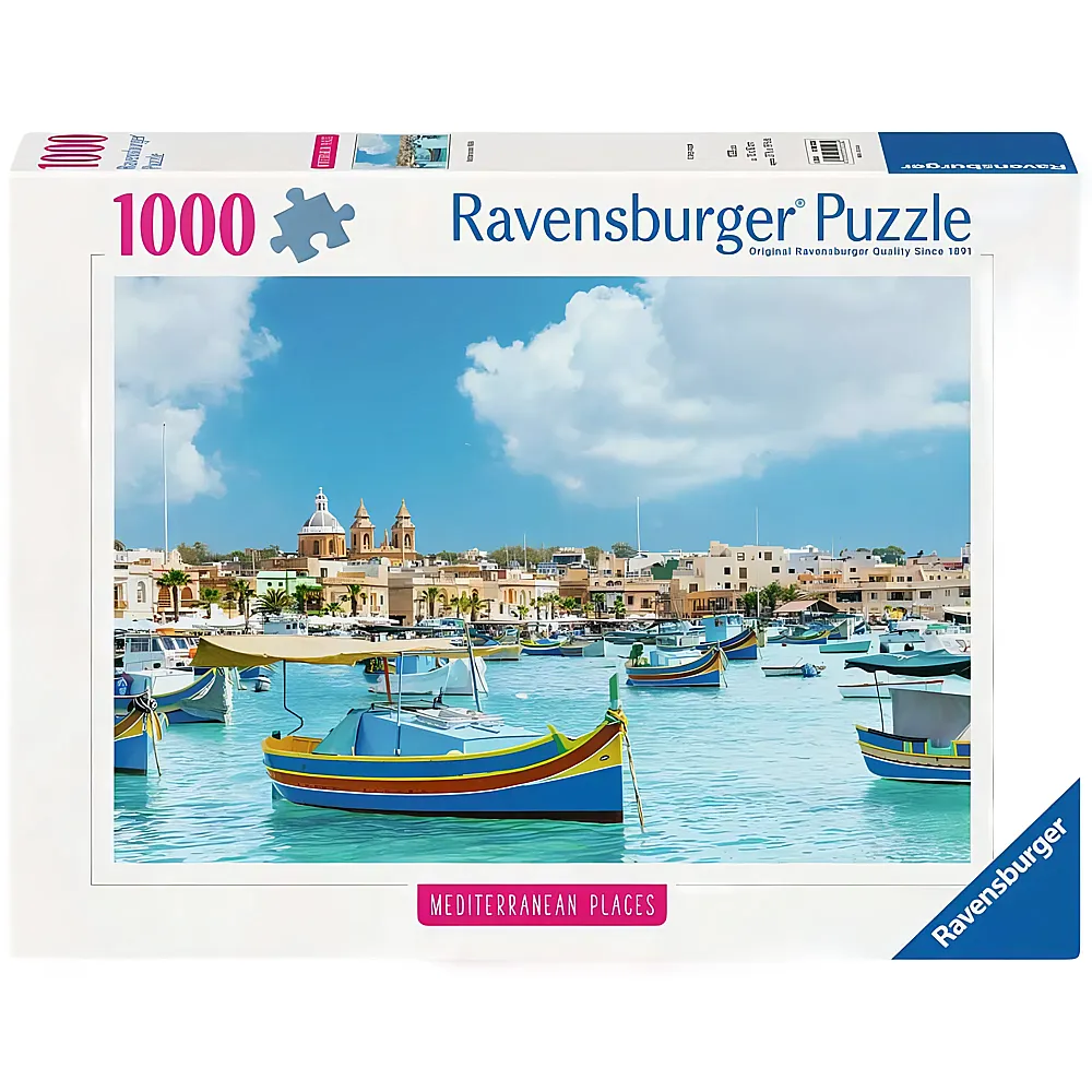 Ravensburger Puzzle Mediterranean Malta - 1000 Teile