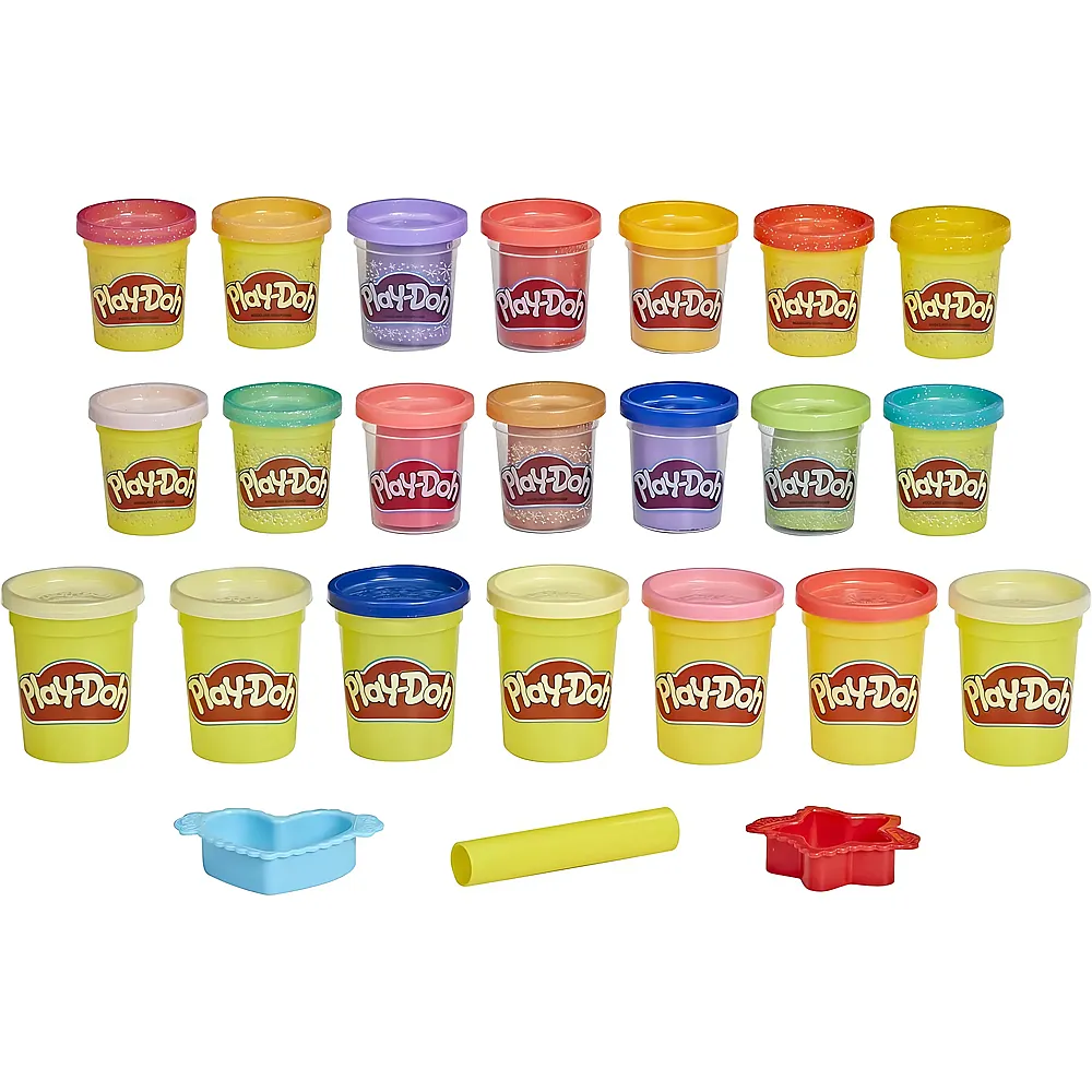 Play-Doh Classic Bunt und Fr�hlich - 21 x 56 g