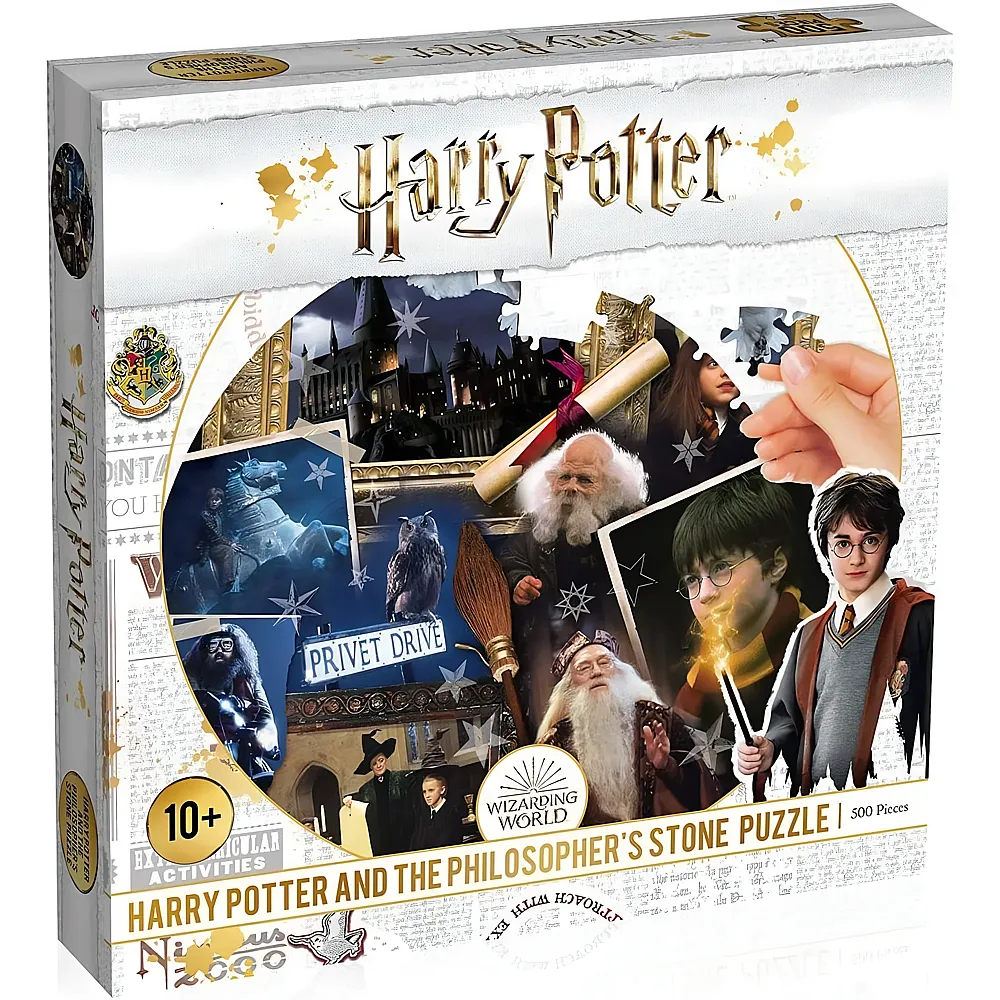 meinspielzeug - Winning Moves Puzzle Harry Potter Philosopher's Stone 500Teile | Puzzle 500 Teile