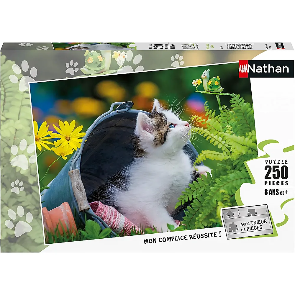 Nathan Puzzle Neugieriges kleines K�tzchen - 250 Teile