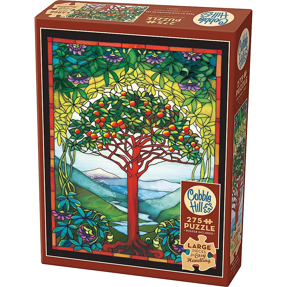 Cobble Hill Puzzle Stained Glass - Lebensbaum 275Teile