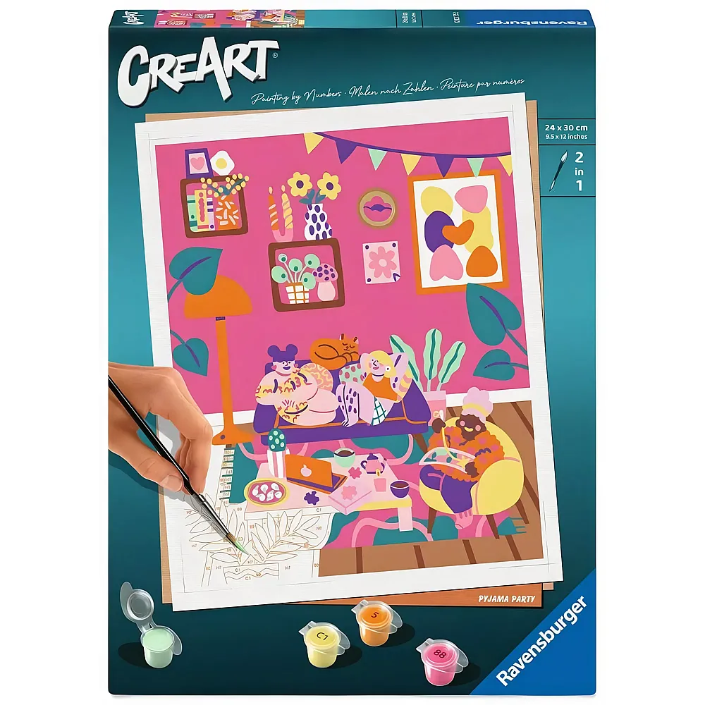 Ravensburger CreArt Malen nach Zahlen - Pyjamaparty