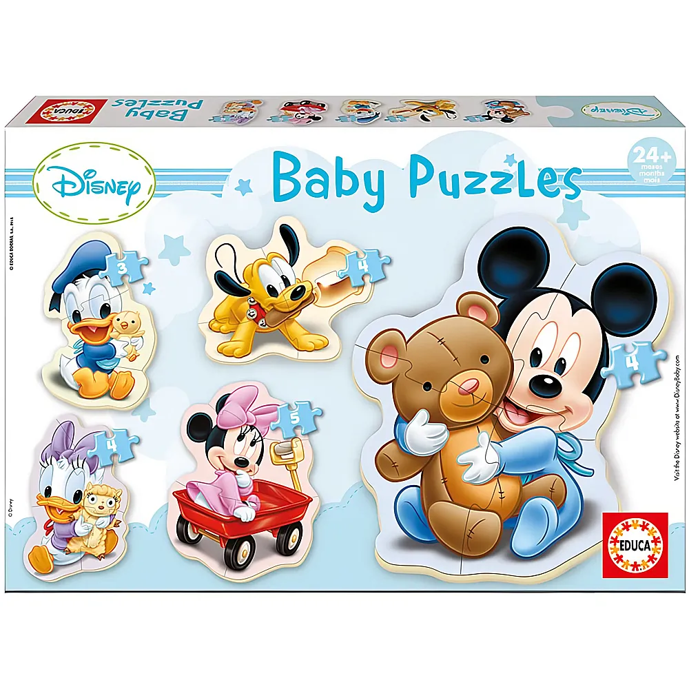 Educa Puzzle Baby Mickey Mouse | Kleinkind-Puzzle