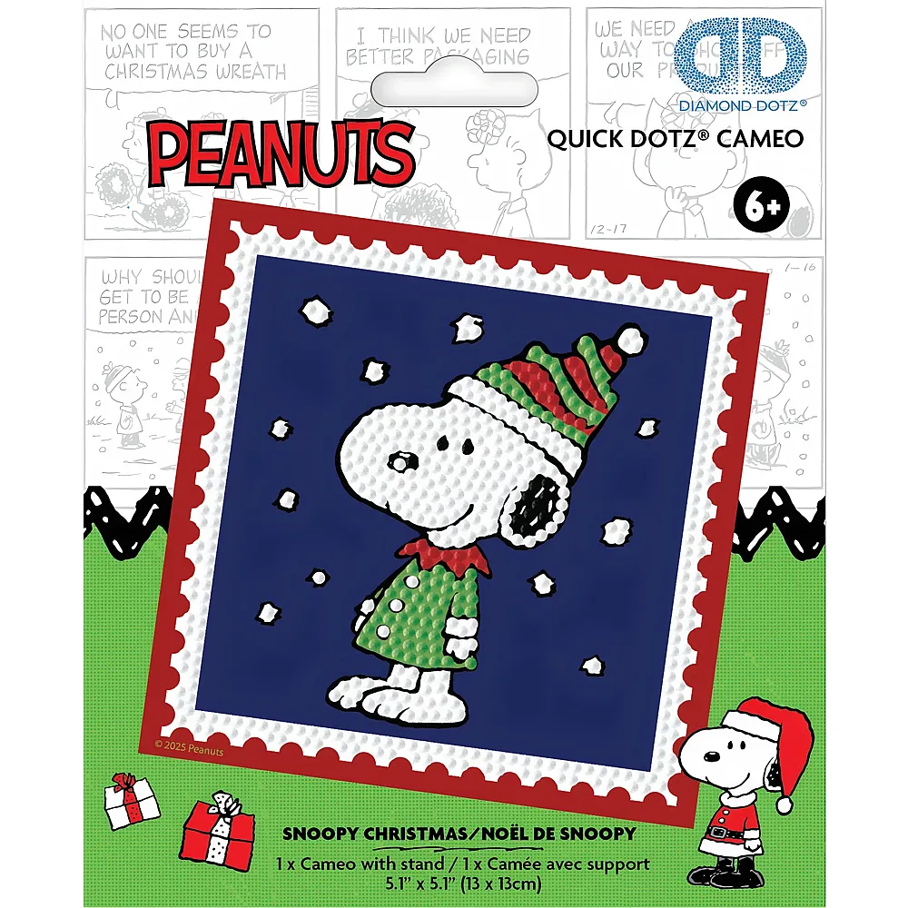 Diamond Dotz Diamond Painting Snoopy Weihnachten