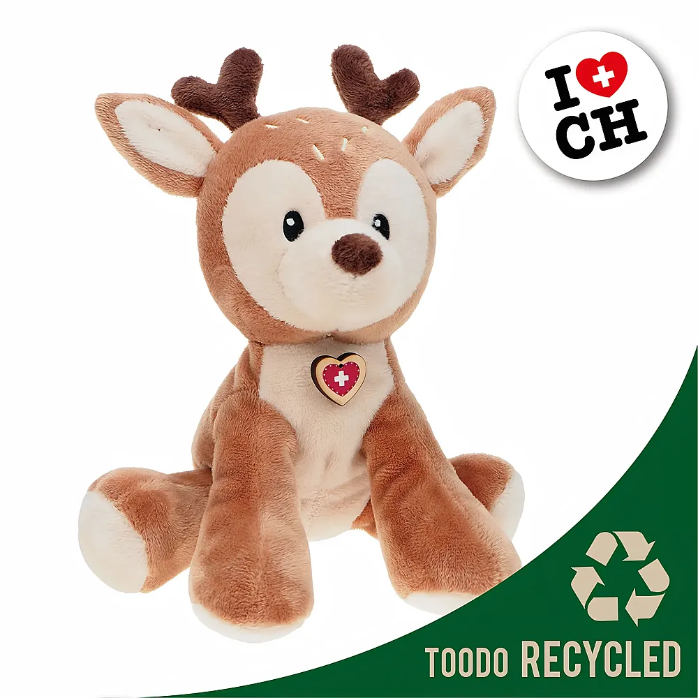 Idis Swiss Line Reh m. Herz 18cm recycelt