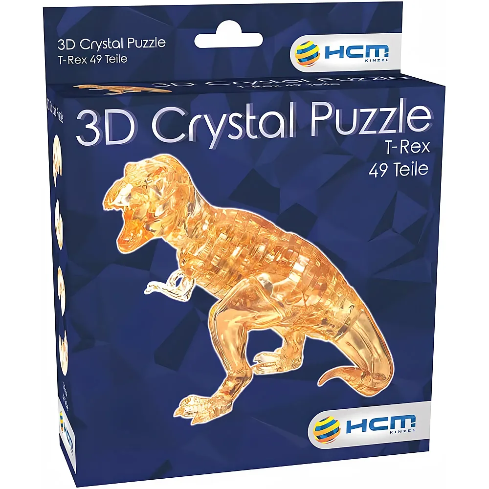 HCM Kinzel Crystal Puzzle T-Rex - 49 Teile