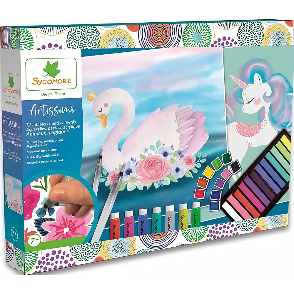 Sycomore Artissimo Xxl Multi Activites Aquarelle Pastels Acrylique F