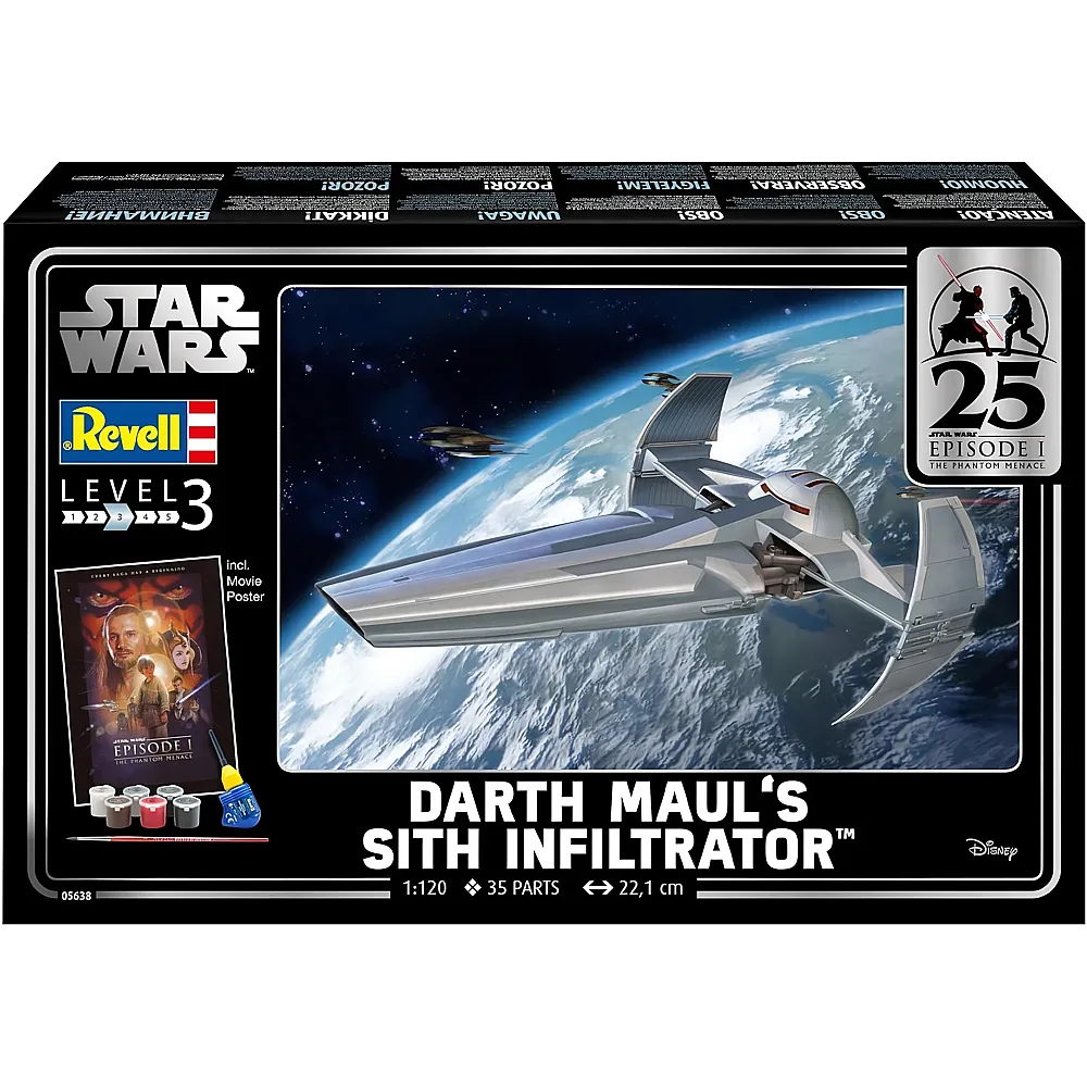 meinspielzeug - Revell Gift Set EP1 Darth Maul's Sith Infiltrator Star Wars