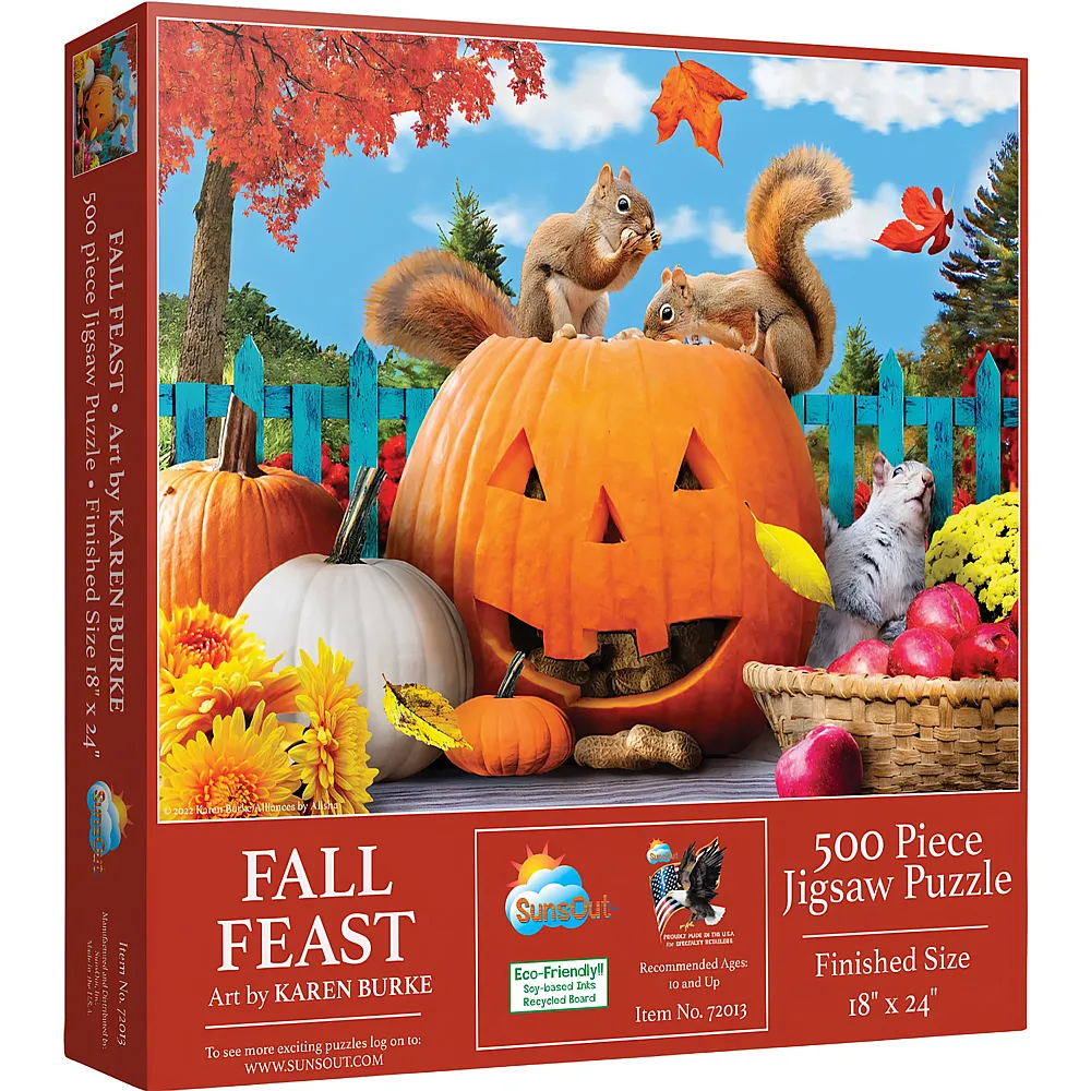SunsOut Puzzle Karen Burke Fall Feast - 500 Teile