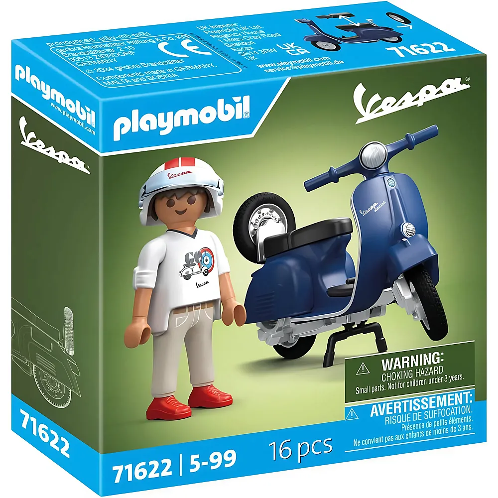 PLAYMOBIL 1969 Vespa 150 Sprint Veloce Blau 71622