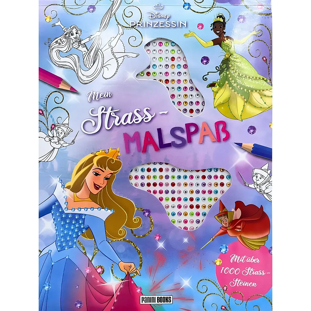 Panini Disney Prinzessin: Mein Strass-Malbuch