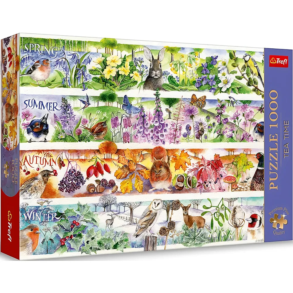 Trefl Puzzle Tea Time Die 4 Jahreszeiten 1000Teile