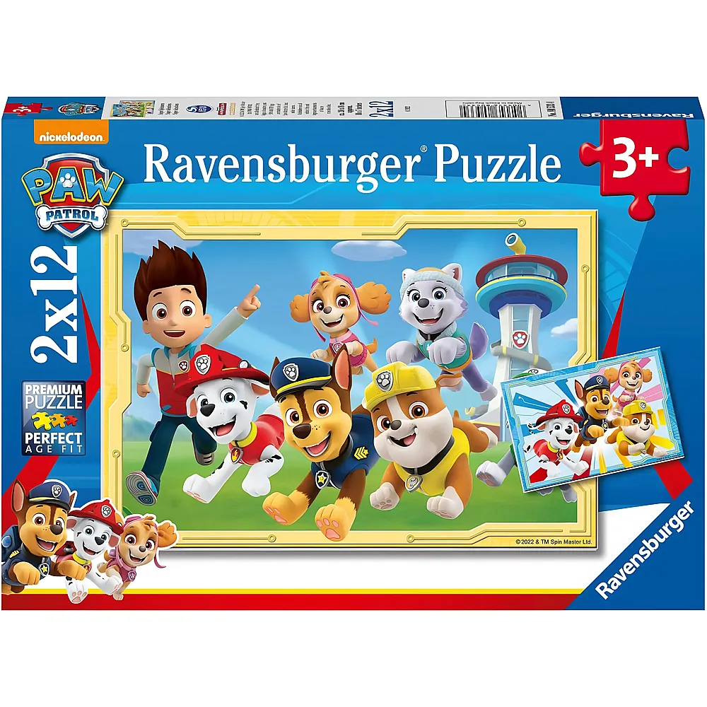 Ravensburger Puzzle Paw Patrol Super Sp�rnasen 12Teile