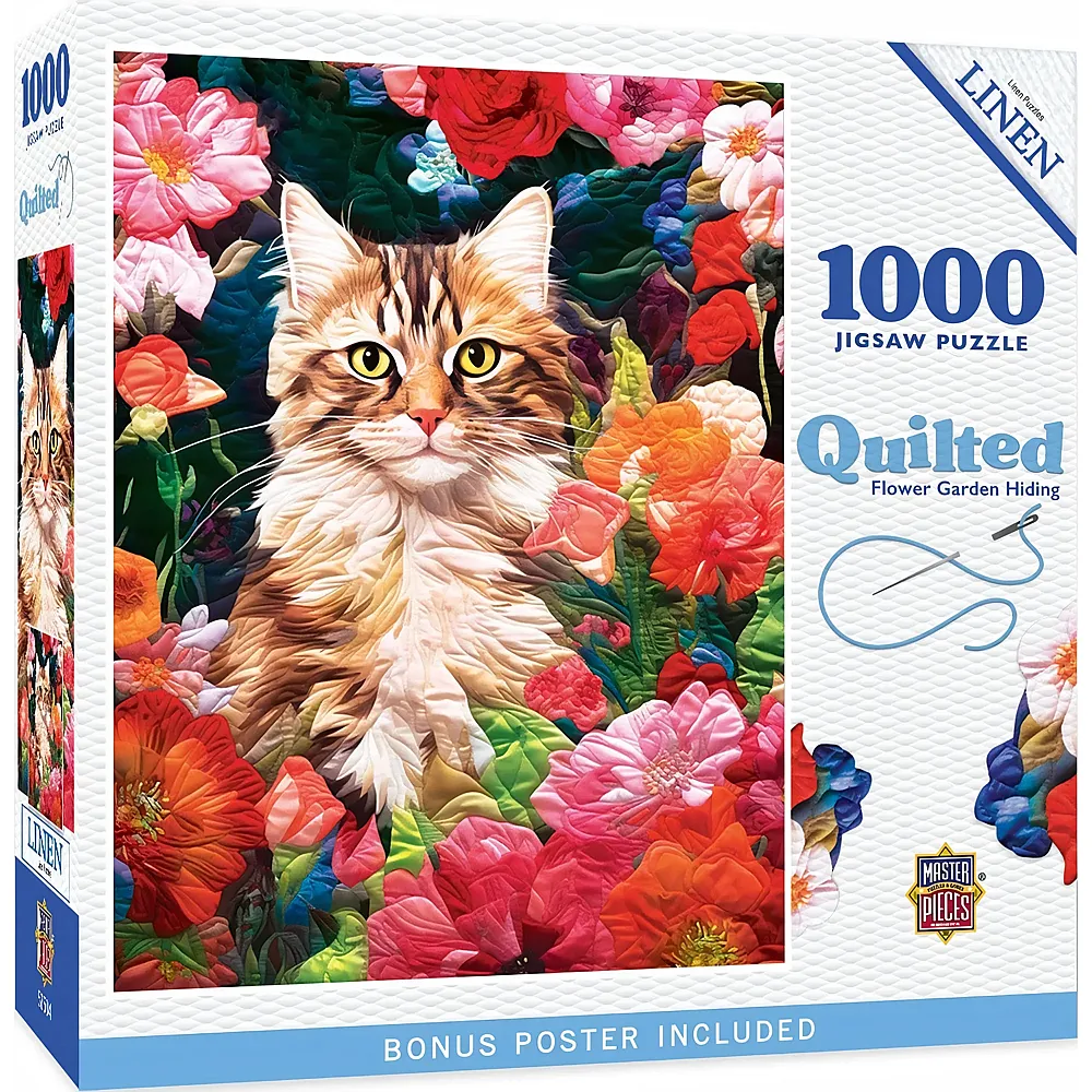 Master Pieces Puzzle Quilted Im Garten - 1000 Teile
