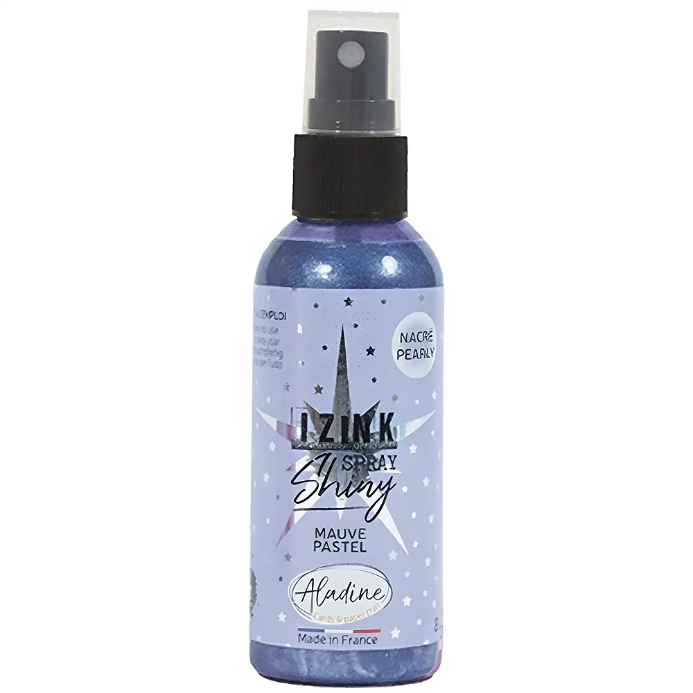 Aladine Izink Izink Spray Shiny Pastellila - 80 ml | Farbe & Kreide