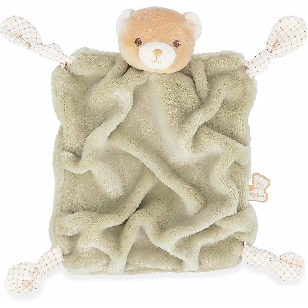 Kaloo Schmusetuch B�r gr�n - 24 cm