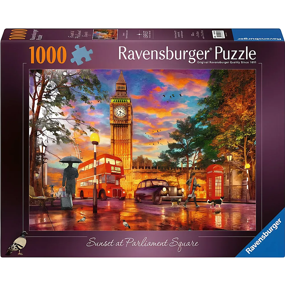 Ravensburger Puzzle Sonnenuntergang in London - 1000 Teile
