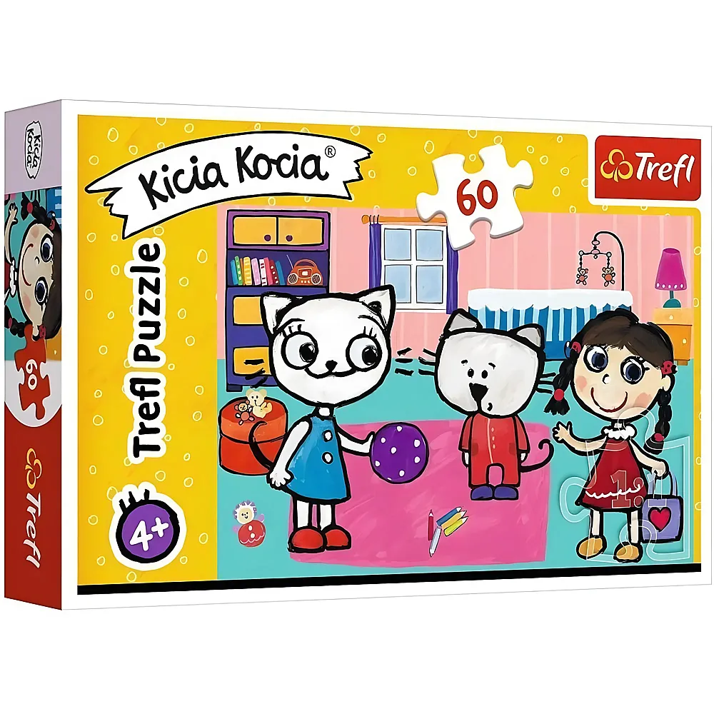 Trefl Puzzle Kittykit with friends - 60 Teile