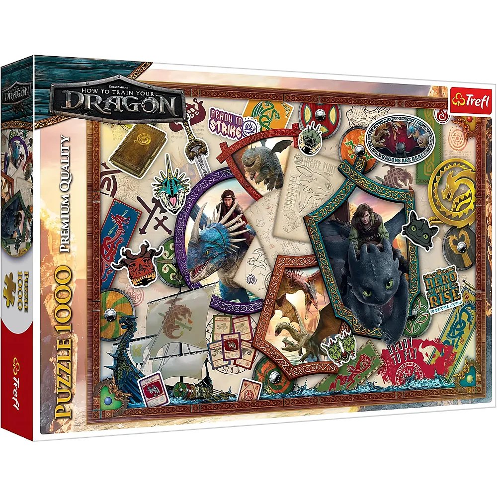 Trefl Puzzle Dragons How to Train Your Dragon 1000Teile