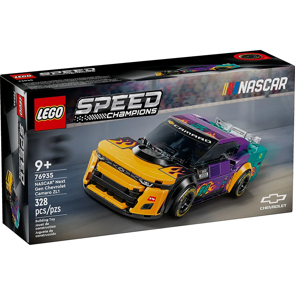 LEGO Speed Champions NASCAR Next Gen Chevrolet Camaro ZL1 76935