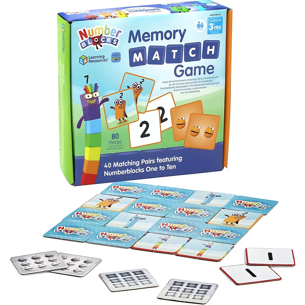 Learning Resources Numberblocks Memoryspiel