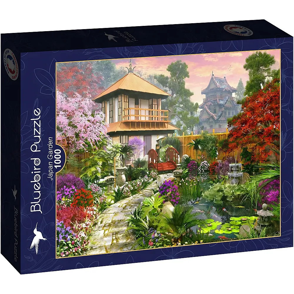 Bluebird Puzzle Dominic Davison Japan Garden - 1000 Teile