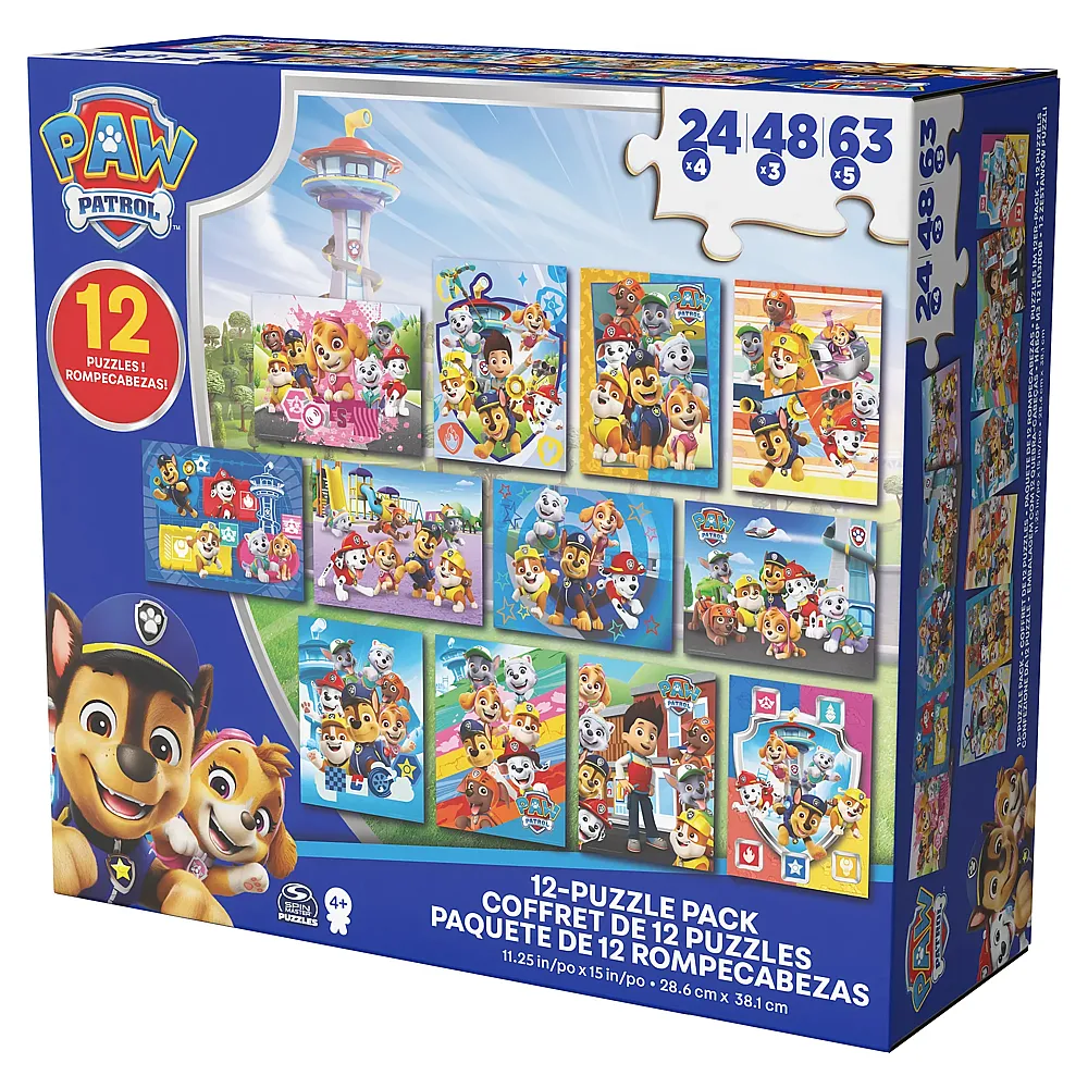 Spin Master Puzzle 12in1 Paw Patrol - 24 Teile
