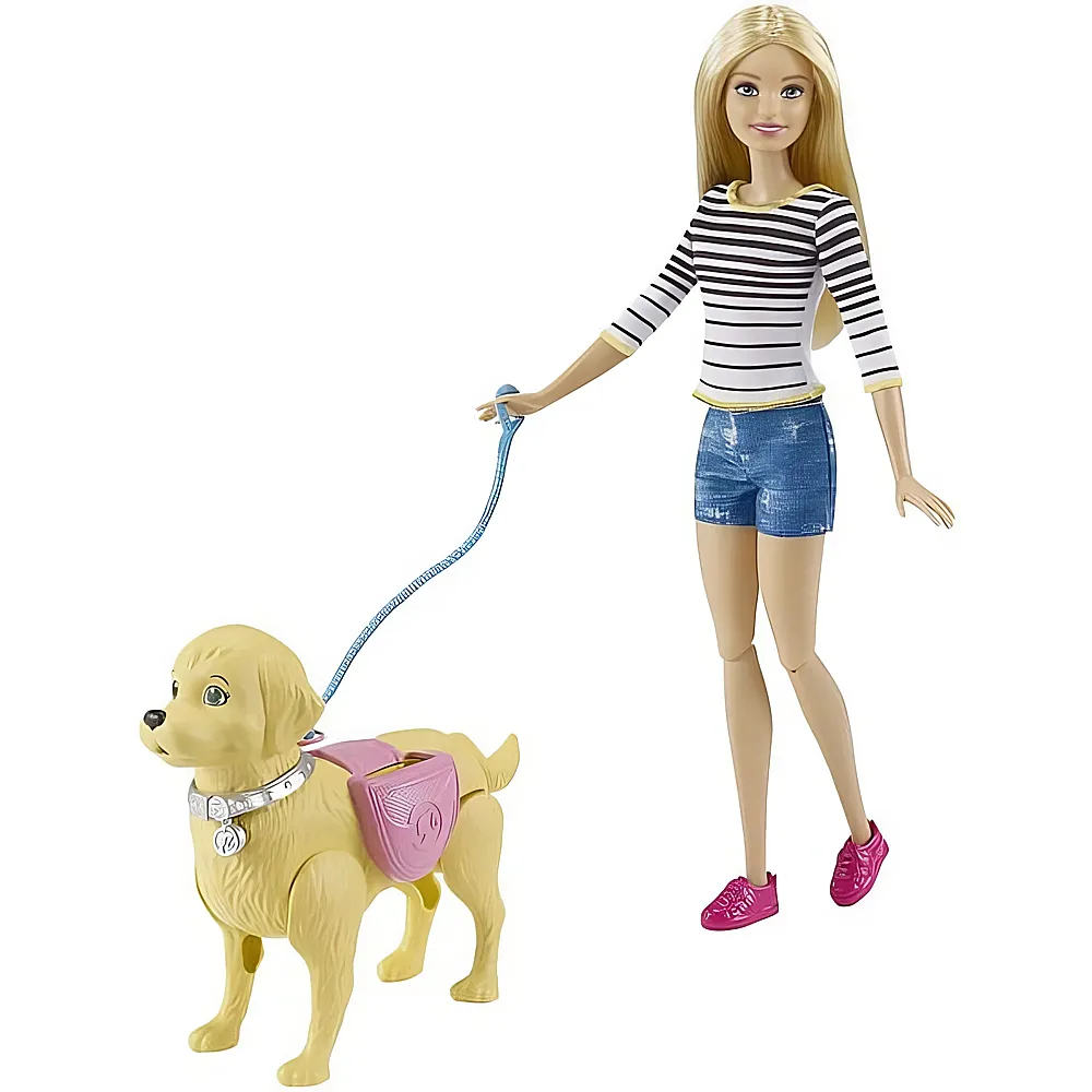 Barbie Familie & Freunde Hundespaziergang