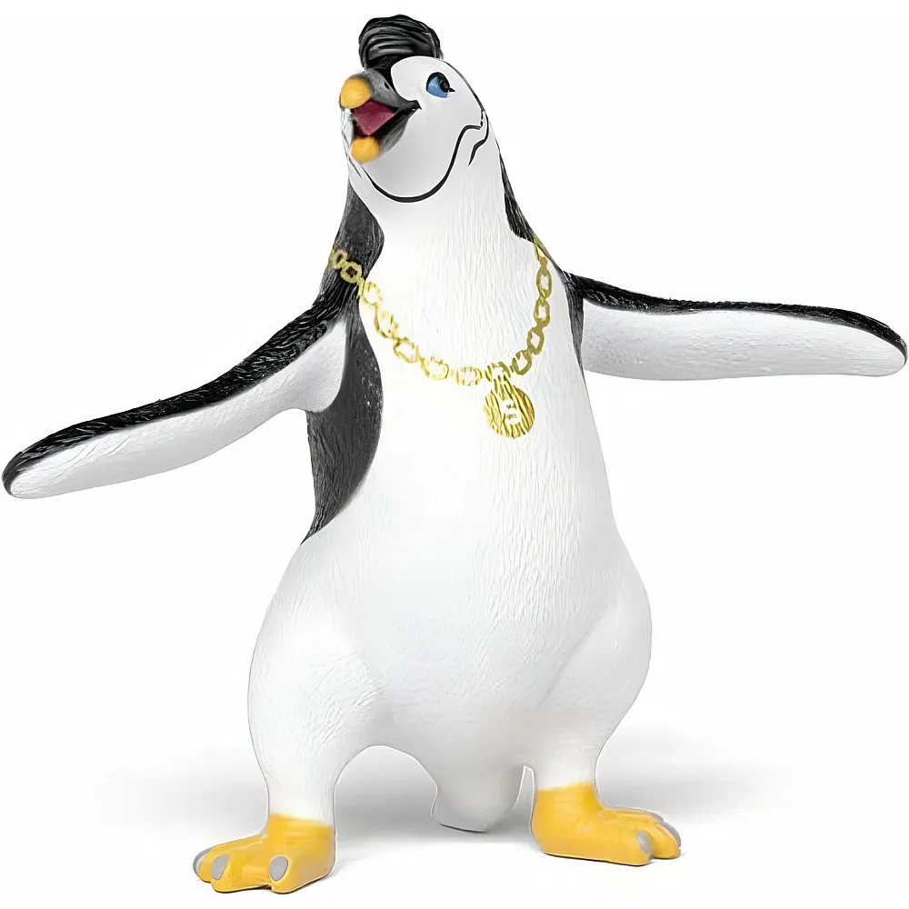 meinspielzeug - Schleich Die Schule der magischen Tiere Juri der Pinguin mit Goldkette | Lizenzfiguren
