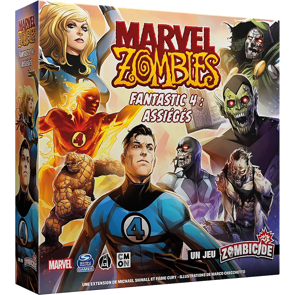 CMON Marvel Zombies Fantastic 4 Assi�g�s - Franais