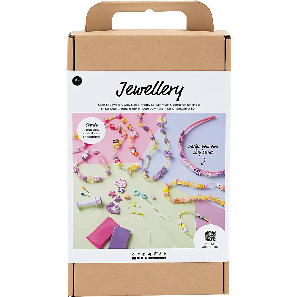 Creativ Company Jewellery Bastelset Schmuck / Knete | Schmuck Bastelset