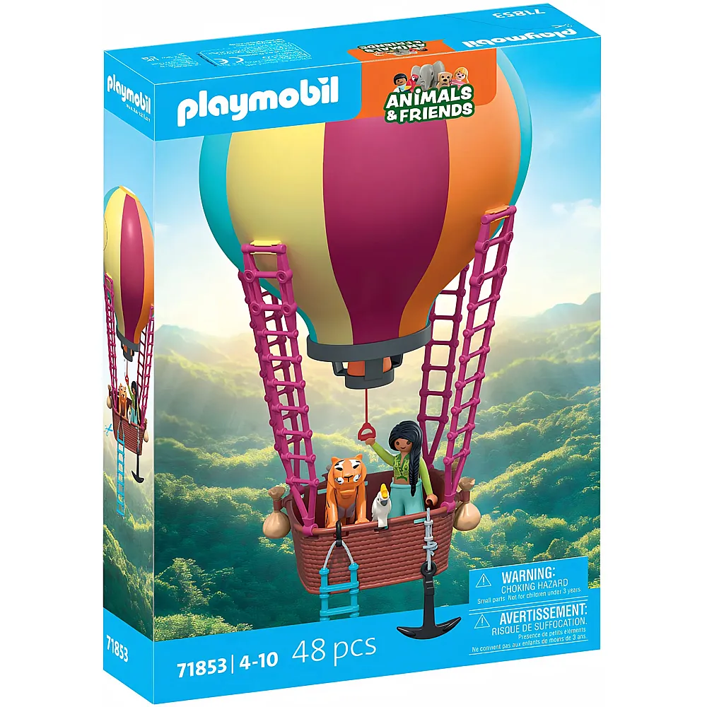 PLAYMOBIL Animals & Friends Ballonreise 71853