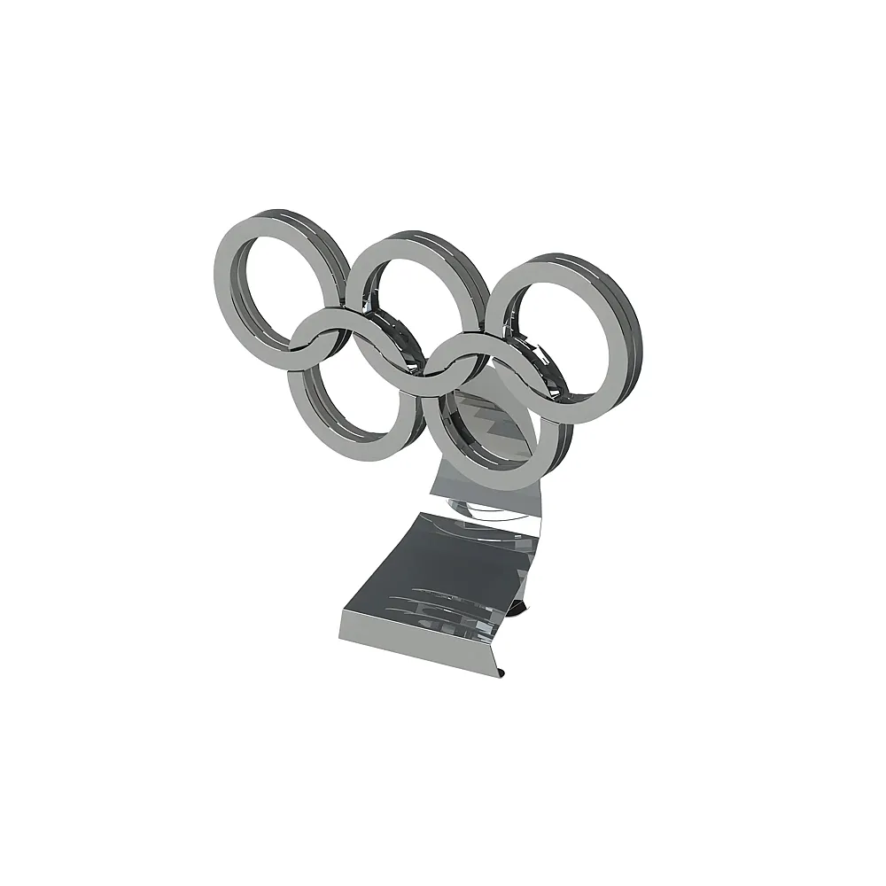 Metal Time Workshop 3D Metal Model Olympische Ringe