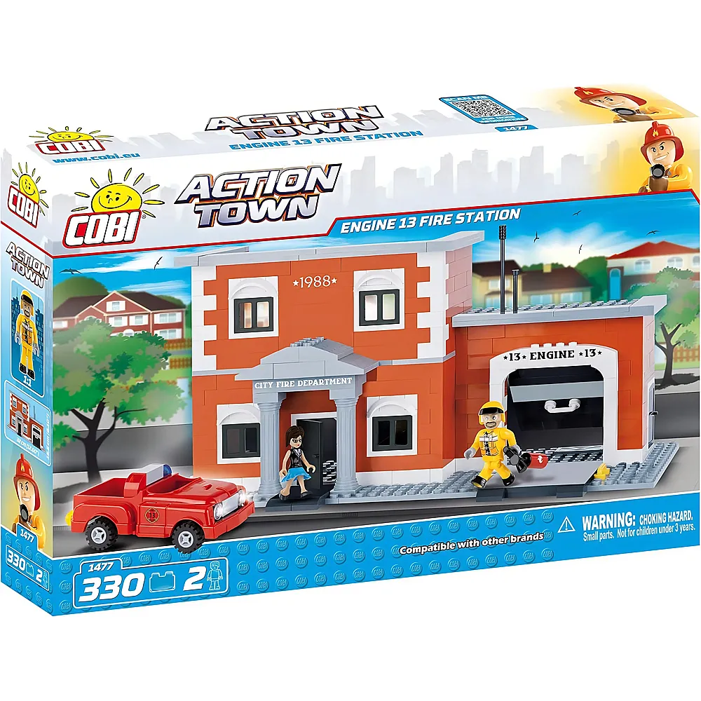 COBI Action Town Engine13 Fire Station 1477