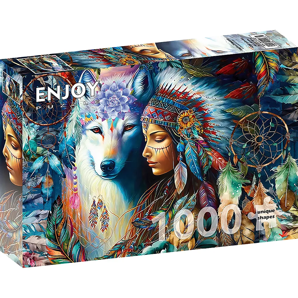 Enjoy Puzzle Indigene Prinzessin - 1000 Teile